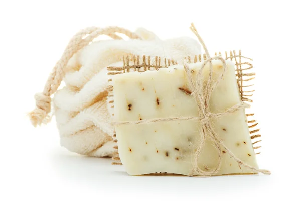 Natural organic handmade soaps, cleansers shower — 스톡 사진