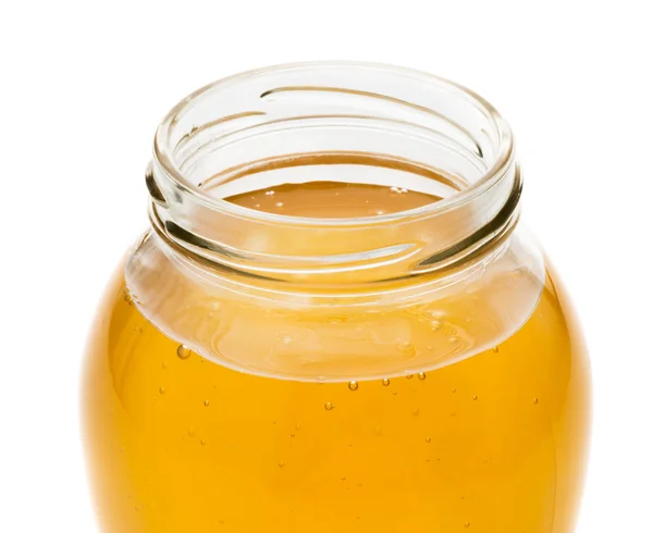 Honey pot närbild — Stockfoto