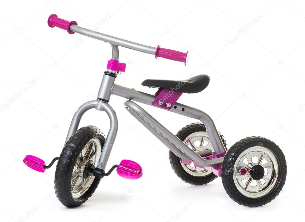 Childrens tricycle pink bicycle