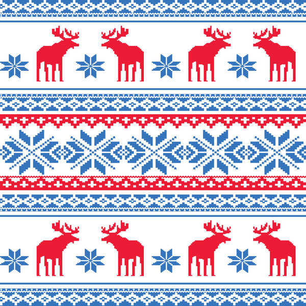 seamless  pattern with deers