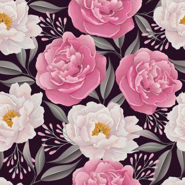 Elegance kesintisiz renk mavi arka plan desen Şakayık. EP