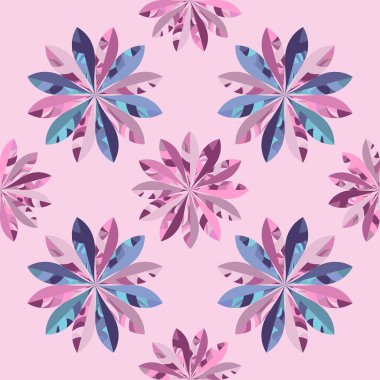 Küçük elementlerin yaprakları kusursuz bir desen oluşturur. Sarı ve kırmızı tonlarda. Etnik biçim.