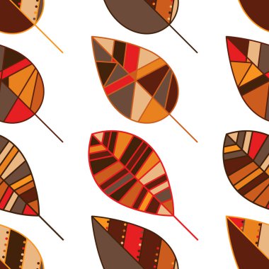 Yapraklar. Olağandışı yapraklar çokgenlere bölünmüş. Etnik biçim, kumaş kağıdı için pürüzsüz kalıp, arkaplan