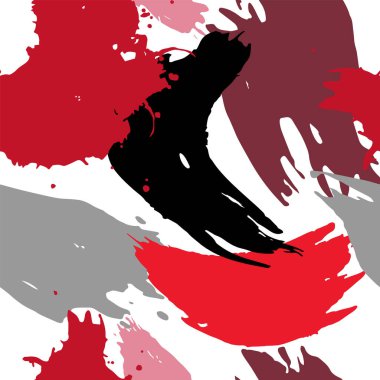 Parlak arkaplan, rastgele boya darbeleri. Kusursuz desen, kumaş tasarımı, kağıt, arkaplan