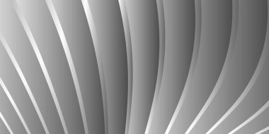 Tek renkli kapak tasarımı, soyut arkaplan. Grinin tonları. Dalgalı paralel eğim çizgileri. Moda afişi, poster. EPS vektörü