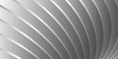 Tek renkli kapak tasarımı, soyut arkaplan. Grinin tonları. Dalgalı paralel eğim çizgileri. Moda afişi, poster. EPS vektörü