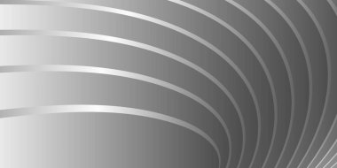 Tek renkli kapak tasarımı, soyut arkaplan. Grinin tonları. Dalgalı paralel eğim çizgileri. Moda afişi, poster. EPS vektörü