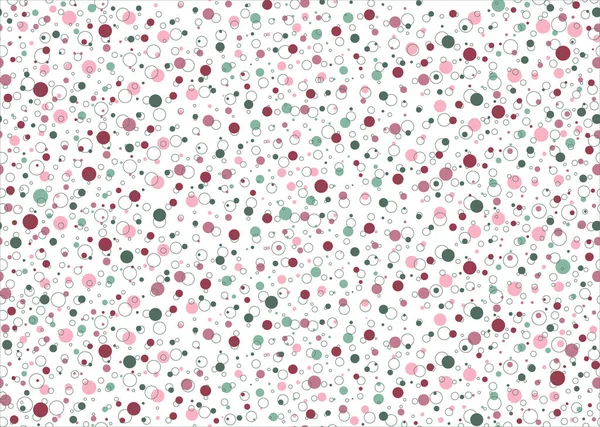 Küçük yıldızlar rastgele sıralanır. Pembe ve yeşilin tonları. Örtü, kumaş, ambalaj kağıdı, arkaplan, duvar kağıdı için kusursuz desen.