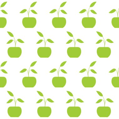 Kapalı ev bitkileri. Saksıda çiçekler. Kusursuz desen. Çiçekçi dükkanının alışılmadık tasarımı çiçek paketlemek için kağıt tasarımı. Vektör