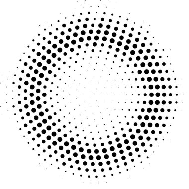 Siyah noktalardan soyut tphone. Minimalizm, çeşitli noktalar, vektör. Posterler, web siteleri, kartvizitler, iç tasarım kartları için