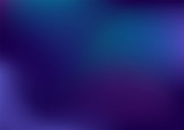 Sıra dışı koyu mavi eğim. Gece gökyüzü, uzay, kuzey ışıkları. Vektör yaratıcı arka plan