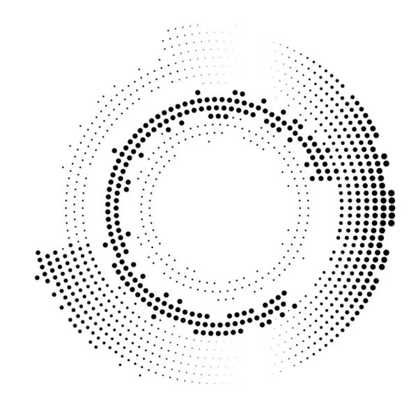 Abstrakt Telefon Från Svarta Prickar Minimalism Olika Fläckar Vektor För — Stock vektor