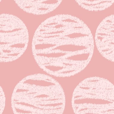 Dalgalı çizgileri olan daireler. Farklı renklerde çizgiler. Kusursuz desen. Kumaş için parlak tasarım, ambalaj ya da arka plan için kağıt. Vektör