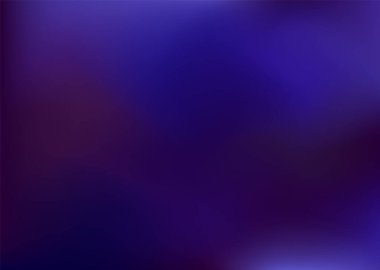 Sıra dışı koyu mavi eğim. Gece gökyüzü, uzay, kuzey ışıkları. Vektör yaratıcı arka plan