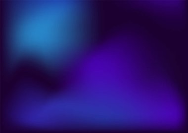 Sıra dışı koyu mavi eğim. Gece gökyüzü, uzay, kuzey ışıkları. Vektör yaratıcı arka plan