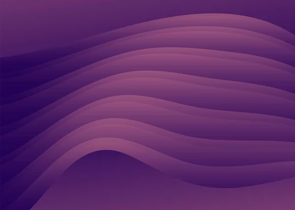 Abstract gradient waves background and folds. 3D illustration in gentle pastel colors. — Stock Photo, Image