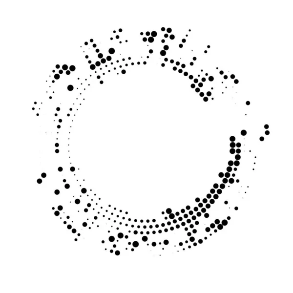 Abstrakt Telefon Från Svarta Prickar Minimalism Olika Fläckar Vektor För — Stock vektor