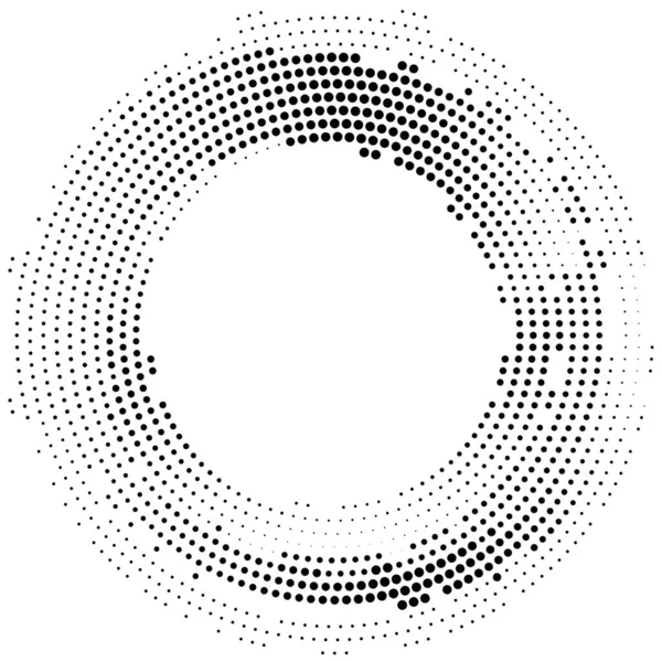 Halvton monokrom konsistens med prickar. Cirkeln, Zen. Minimalism, vektor. Bakgrund för affischer, webbplatser, visitkort, vykort, inredning. — Stock vektor