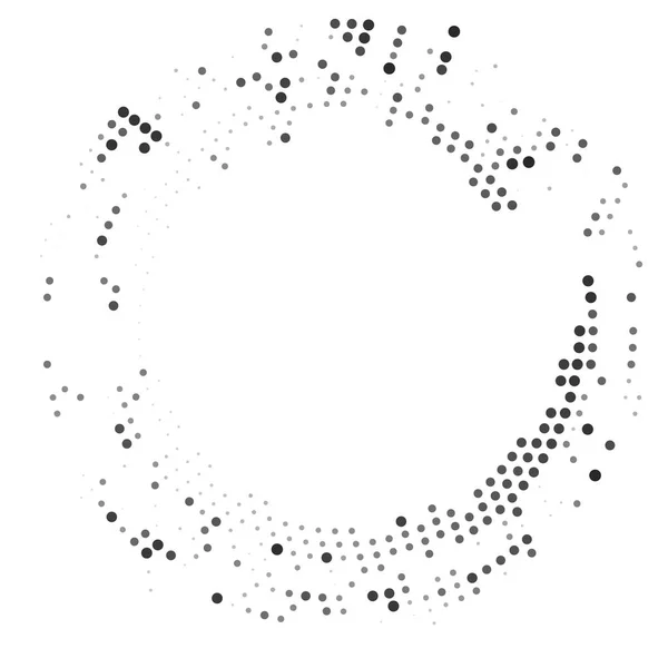 망점 이 있는 하프 톤 모노크롬 질감. 서클, 젠. 미니멀리즘, 벡터. 포스터, 웹 사이트, 명함, 엽서, 인테리어 디자인을 위한 배경. — 스톡 벡터