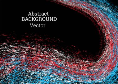 Farklı renk ve boylarda boya damlaları dağılmış. Boya damlaları, felçler, felçler. Soyut arkaplan