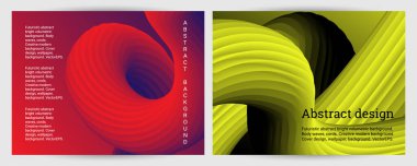 Ses şiddeti çok renkli yardım dalgaları, eğimli bir arkaplana doğru kıvrılır. Tüp yapıştırıcısı. İki kapak. Kapak tasarımı, duvar kağıdı, arkaplan, afiş, broşür.