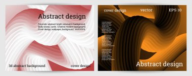 Ses şiddeti çok renkli yardım dalgaları, eğimli bir arkaplana doğru kıvrılır. Tüp yapıştırıcısı. İki kapak. Kapak tasarımı, duvar kağıdı, arkaplan, afiş, broşür.