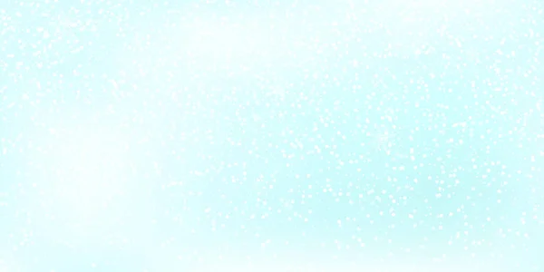 Modrá jemná prolamování sněhové vločky rozptýlit na bílém pozadí. Slavnostní zázemí, design pohlednic, tapety — Stockový vektor