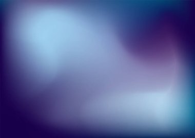 Sıra dışı koyu mavi eğim. Gece gökyüzü, uzay, kuzey ışıkları. Vektör yaratıcı arka plan