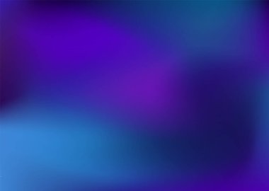 Sıra dışı koyu mavi eğim. Gece gökyüzü, uzay, kuzey ışıkları. Vektör yaratıcı arka plan