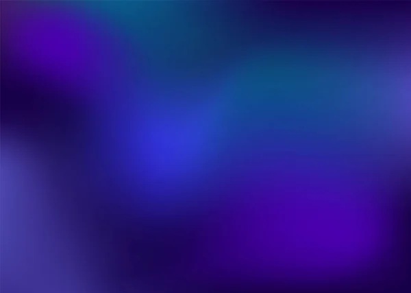 異常な濃い青のグラデーション 北の光 ベクトル創造的背景 — ストックベクタ