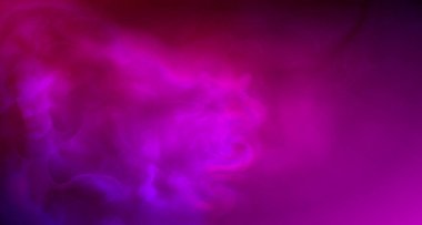 Gerçekçi mor sis. Uzayı kopyala Renkli sis. Nargile dumanı. Neon rengi. Vektör hisse senedi çizimi. Mor ışık patlamaları. Bulanık gölgeler ve ışık huzmeleri. Mistik muhteşem renkli duman. Soyut renkli arkaplan.