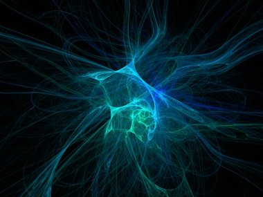 Renkli duman dokusuna sahip soyut duvar kağıdı