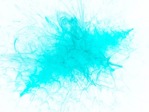 Abstrakcyjna Tapeta Niebieskim Dymem Fraktalnym Tekstury — Zdjęcie stockowe