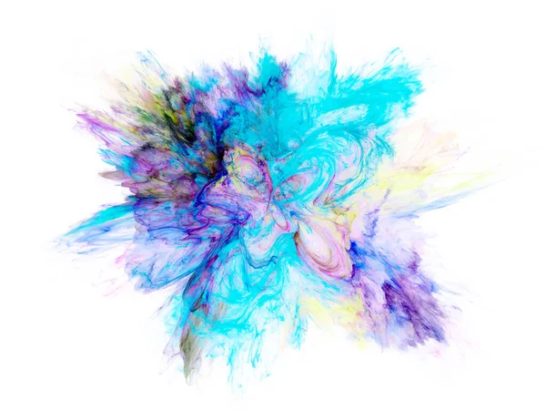 Renkli duman dokusuna sahip soyut duvar kağıdı