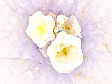 sürreal gelecekçi dijital 3D tasarım sanat soyut arkaplan fraktal resimleme meditasyon ve dekorasyon duvar kağıdı için