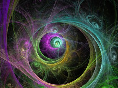 sürreal gelecekçi dijital 3D tasarım sanat soyut arkaplan fraktal resimleme meditasyon ve dekorasyon duvar kağıdı için