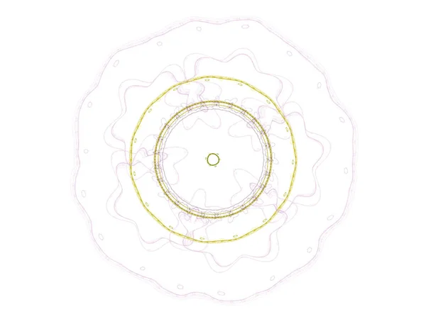 超现实的未来主义数字3D设计艺术抽象背景分形图解 用于冥想和装饰墙纸 — 图库照片