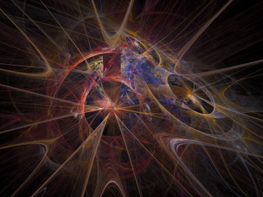 sürreal gelecekçi dijital 3D tasarım sanat soyut arkaplan fraktal resimleme meditasyon ve dekorasyon duvar kağıdı için