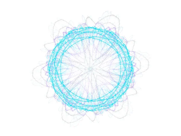 초현실적 디지털 디자인 추상적 명상과 벽지를 프랙탈 일러스트 — 스톡 사진