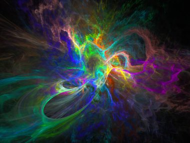 sürreal gelecekçi dijital 3D tasarım sanat soyut arkaplan fraktal resimleme meditasyon ve dekorasyon duvar kağıdı için