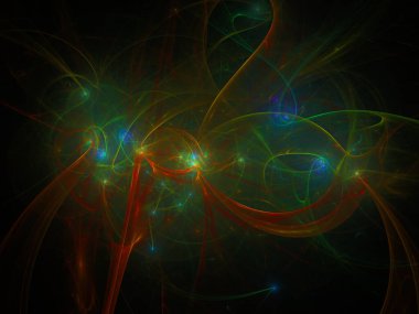 sürreal gelecekçi dijital 3D tasarım sanat soyut arkaplan fraktal resimleme meditasyon ve dekorasyon duvar kağıdı için