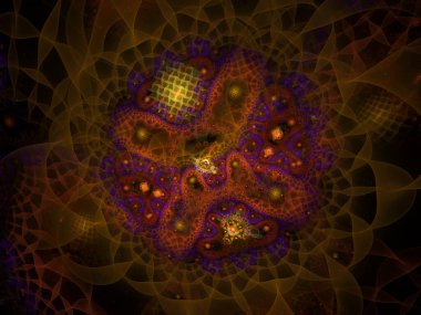 sürreal gelecekçi dijital 3D tasarım sanat soyut arkaplan fraktal resimleme meditasyon ve dekorasyon duvar kağıdı için