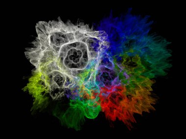 sürreal gelecekçi dijital 3D tasarım sanat soyut arkaplan fraktal resimleme meditasyon ve dekorasyon duvar kağıdı için