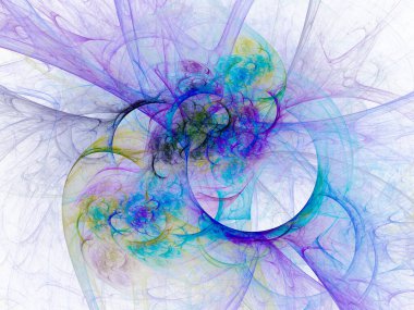 sürreal gelecekçi dijital 3D tasarım sanat soyut arkaplan fraktal resimleme meditasyon ve dekorasyon duvar kağıdı için