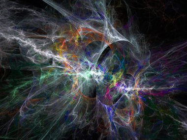 sürreal gelecekçi dijital 3D tasarım sanat soyut arkaplan fraktal resimleme meditasyon ve dekorasyon duvar kağıdı için