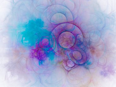 sürreal gelecekçi dijital 3D tasarım sanat soyut arkaplan fraktal resimleme meditasyon ve dekorasyon duvar kağıdı için