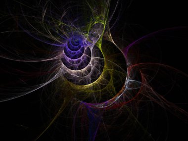 sürreal gelecekçi dijital 3D tasarım sanat soyut arkaplan fraktal resimleme meditasyon ve dekorasyon duvar kağıdı için