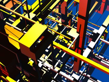 sürreal gelecekçi dijital 3D tasarım sanat soyut arkaplan fraktal resimleme meditasyon ve dekorasyon duvar kağıdı için