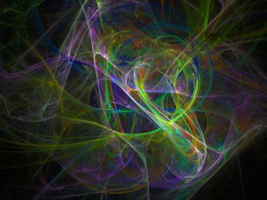 sürreal gelecekçi dijital 3D tasarım sanat soyut arkaplan fraktal resimleme meditasyon ve dekorasyon duvar kağıdı için