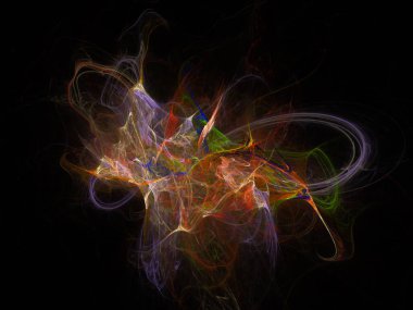 sürreal gelecekçi dijital 3D tasarım sanat soyut arkaplan fraktal resimleme meditasyon ve dekorasyon duvar kağıdı için